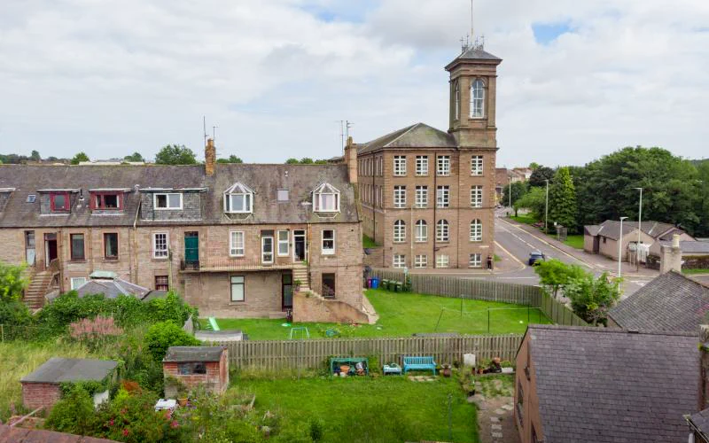 Rear exterior of the Southesk Street property in Brechin